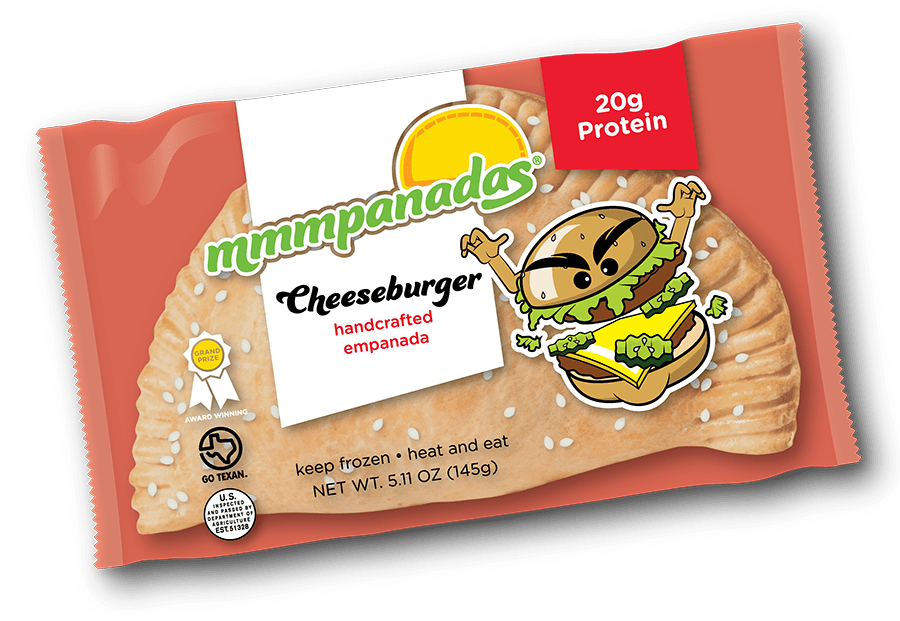 cheeseburger empanada package