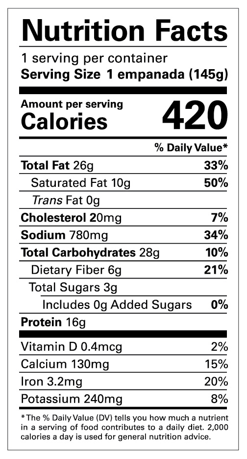 chorizo-brie-nutrition-label
