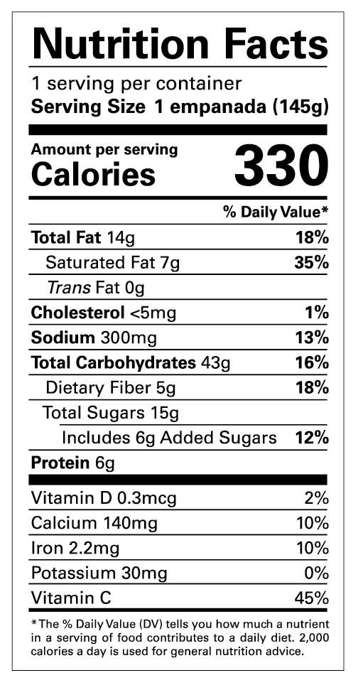 pineapple-nutrition-label